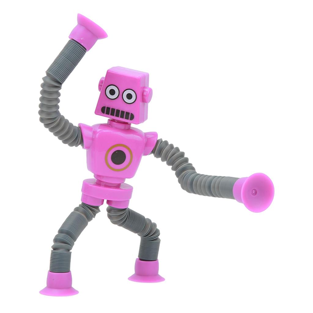 Extendable Suction Cup Robot Toy, Jet Toy Robot Party Favors for Anxious Kids