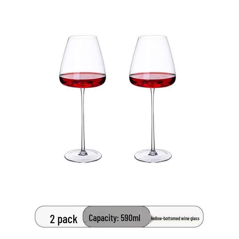 Premium German Craft Burgundy Wine Glass Set