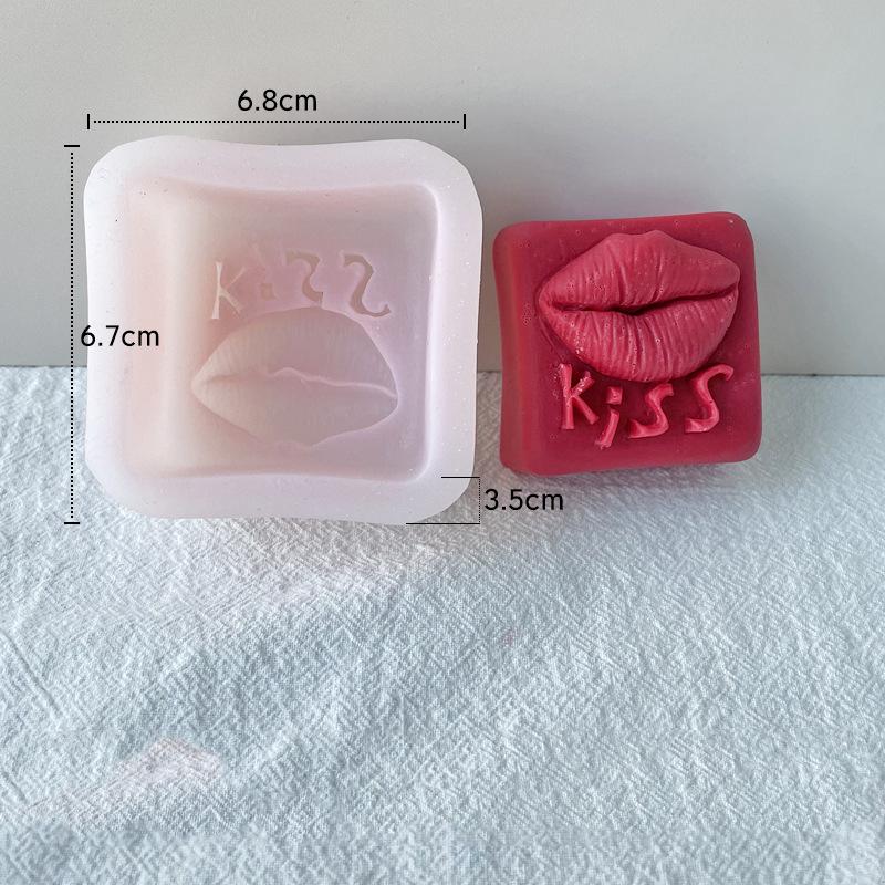 Forma na aromaterapii na svíčku Rose Heart Love Silikonová forma Forma na zdobení dortů na čokoládu Ručně vyrobená forma na svíčku