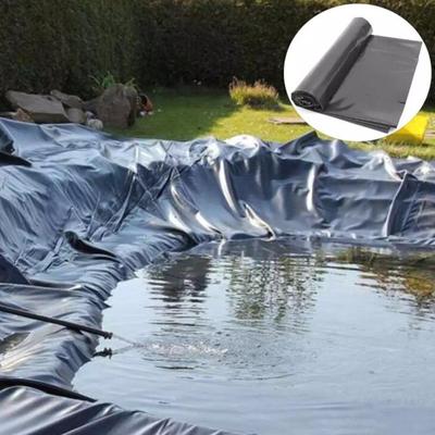 Wasserdichte Teichfolie, 2 x 3 m, HDPE-Teichfolie für Fischteiche, Wasserspiele, Bäche, Brunnen, Wasserfälle und Wassergärten
