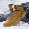 Snow Boots Men's Thickened Velvet Non-slip Outdoor High-top Warm Outdoor Shoes Size 48 Men's Shoes Climbing