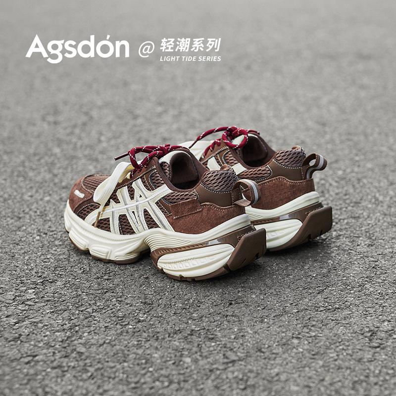 Augustine platform dad shoes women's 2025 autumn new outdoor light running shoes hiking sports casual shoes