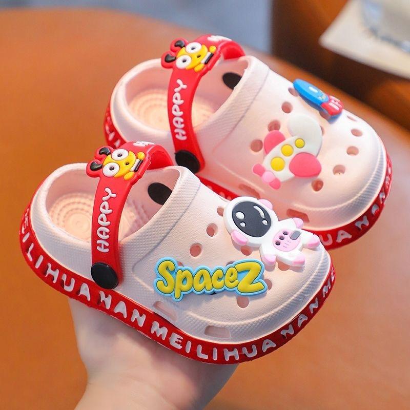 Children Garden Shoes Cute EVA Cartoon Beach Sandals Babies Summer Slippers High Quality Soft Kids Outdoor Slippers Flip Shoes