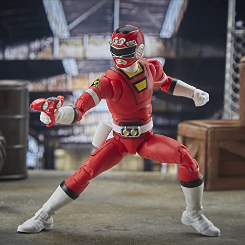 Power Rangers Lightning Collection Turbo Red Ranger 6-Zoll Premium Sammler-Actionfigur Spielzeug mit Zubehör, Ab 4 Jahren
