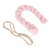 Gauze Table Runner Pink 9.8ft Long 3ft Wide Retro Style Semi Sheer Cheesecloth Table Runner for