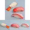 Simulated Sweet Shrimp Salmon Sushi Magnetic Refrigerator Decoration3d Design For Home Kitchen Decor