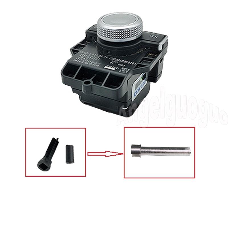 Radio Command Console Controller Rotary Switch Button Scroll Knob Shaft Repair Fix for Mercedes Benz W204 X204 W212