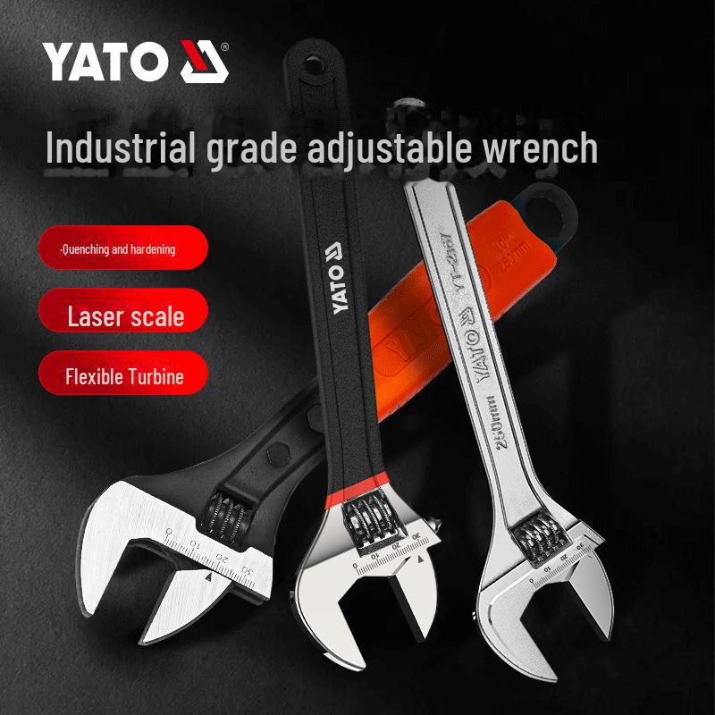 Yiertuo Adjustable 6-12 Inch Multi-Function Large Opening Wrench & Pipe Pliers