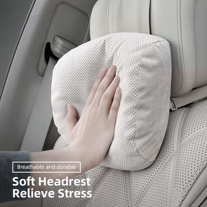 Car Interior Headrest & Lumbar Support Memory Foam Core For Jeep Grand Cherokee Wrangler JK Gladiator Compass Renegade Wagoneer AMO1