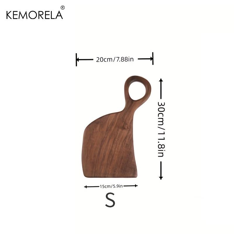 

1/2PCS Handmade Acacia Wood Cutting Boards - Featuring Wood Grain Design Sturdy Boards with Hanging Holes for Cooking And Baking