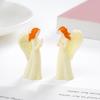 3 Stück Mini-Schutzengel-Figuren Kleine Harz-Engelsstatuen Klein
