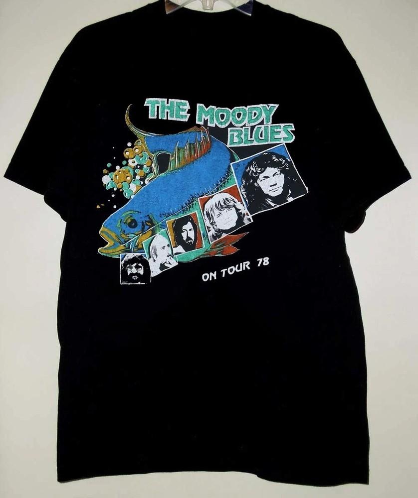 The Moody Blues Band Live In Concert Adult Unisex T-Shirt All Size PA277 Unisex T-Shirt XXXXL