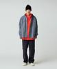 Snow Peak Organic Cotton Ombre Check Shirt Long Size SH-25AU005, Sleeve, Men's/Women's, M, Blue/Black