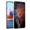 Colorful Lion Transparent Phone Case for Redmi 13C 12C 10C Note 13 12 11 11T K40 Gaming Plus Pro 4G 5G Soft Cover Shell Capa Bag