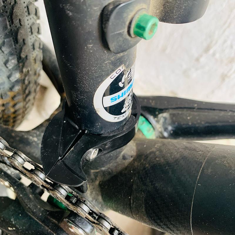 Single Speed Chain Guard Adjustable Chain Guide Anti-Drop Gear Guide Deflector