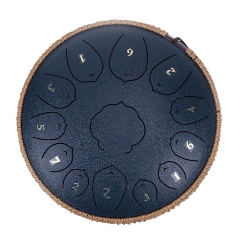 Tongue Drum Wrapped Braided Rope Percussion Hand Pan Drum Handwoven Rope Ethereal Drum Accessories