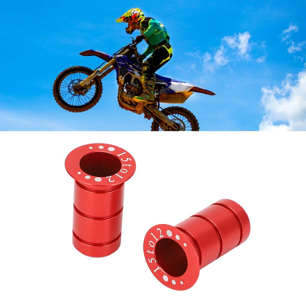 Mountain Road Cycle Hub Thru Axle Adapter 15MM to 12MM Front Thru Axle Adapter Aluminum Alloy