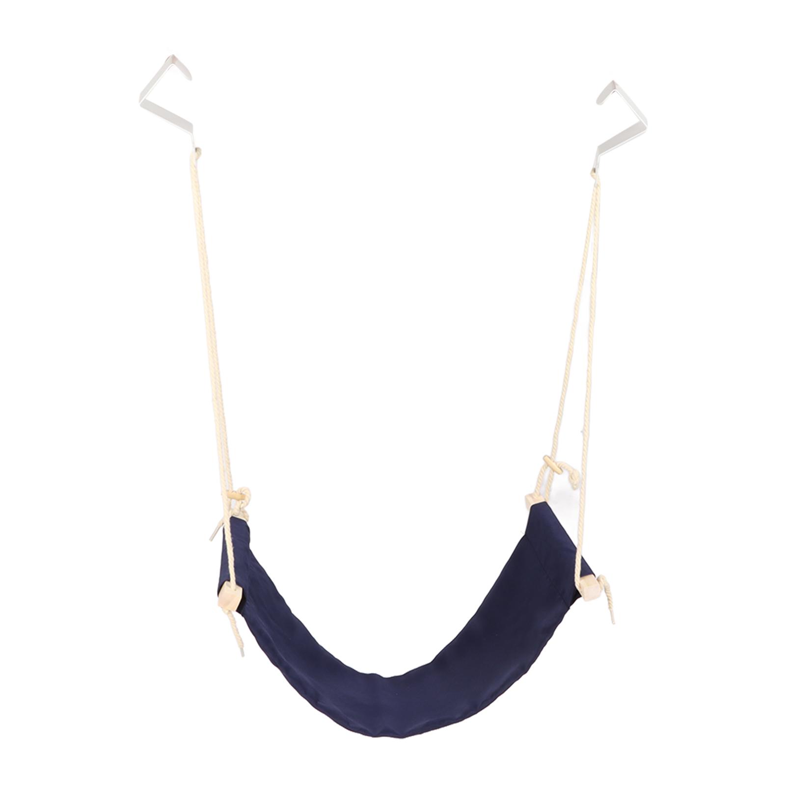 Hangmat voor onder het bureau, verstelbare voetensteun, ademend, verstelbaar en draagbaar, voor kantoor, thuis (blauw Hangmat voor onder het bureau, verstelbare voetensteun, ademend, verstelbaar en draagbaar, voor kantoor, thuis (blauw