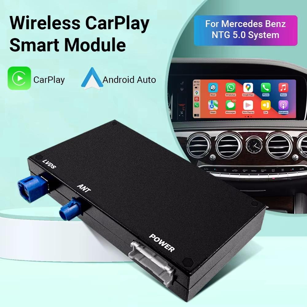 

Беспроводное обновление Carplay Подходит для Mercedes Benz C Class GLC W205 V Class W447 Модуль Becker Android Auto Навигация