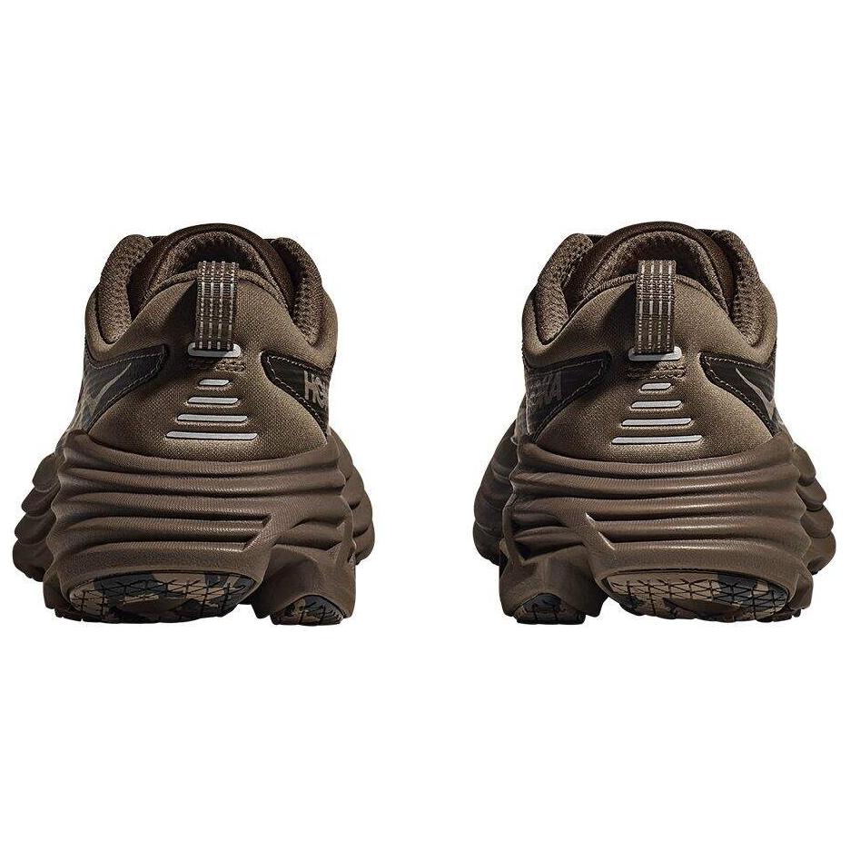 HOKA Bondi 8 Caged Stealth Tech Pack Unisex Sneaker Brown Umber Deep-Umber 1155391-UBR