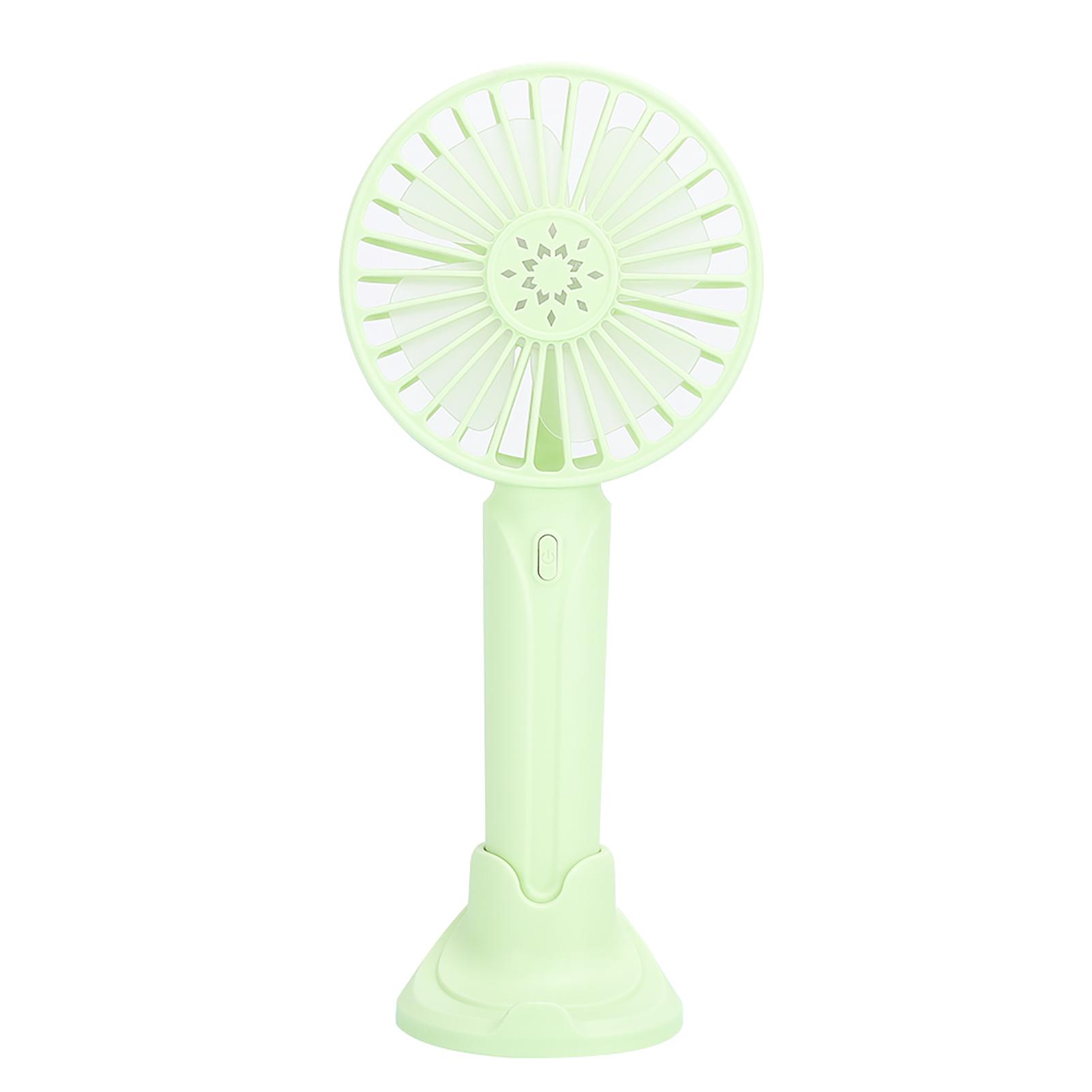 

Handheld Charging Small Fan USB Electric Mini Portable Desktop Bedside Universal F1 зелёный