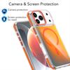 Luxury Quality Metal Lens Magsafe Phone Case for iPhone 17 Air 16 Pro Max 16E 15Plus 14 13 12 11 Wireless Charge Discolour Cover