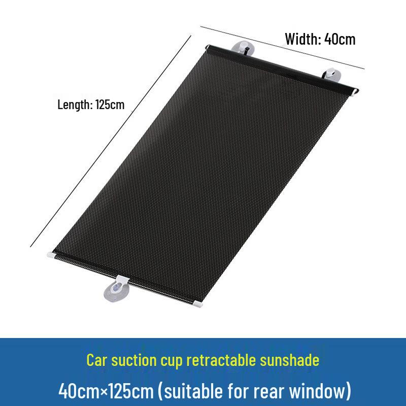 Automatic Retractable Car Windshield Sunshade and Heat Insulation Curtain