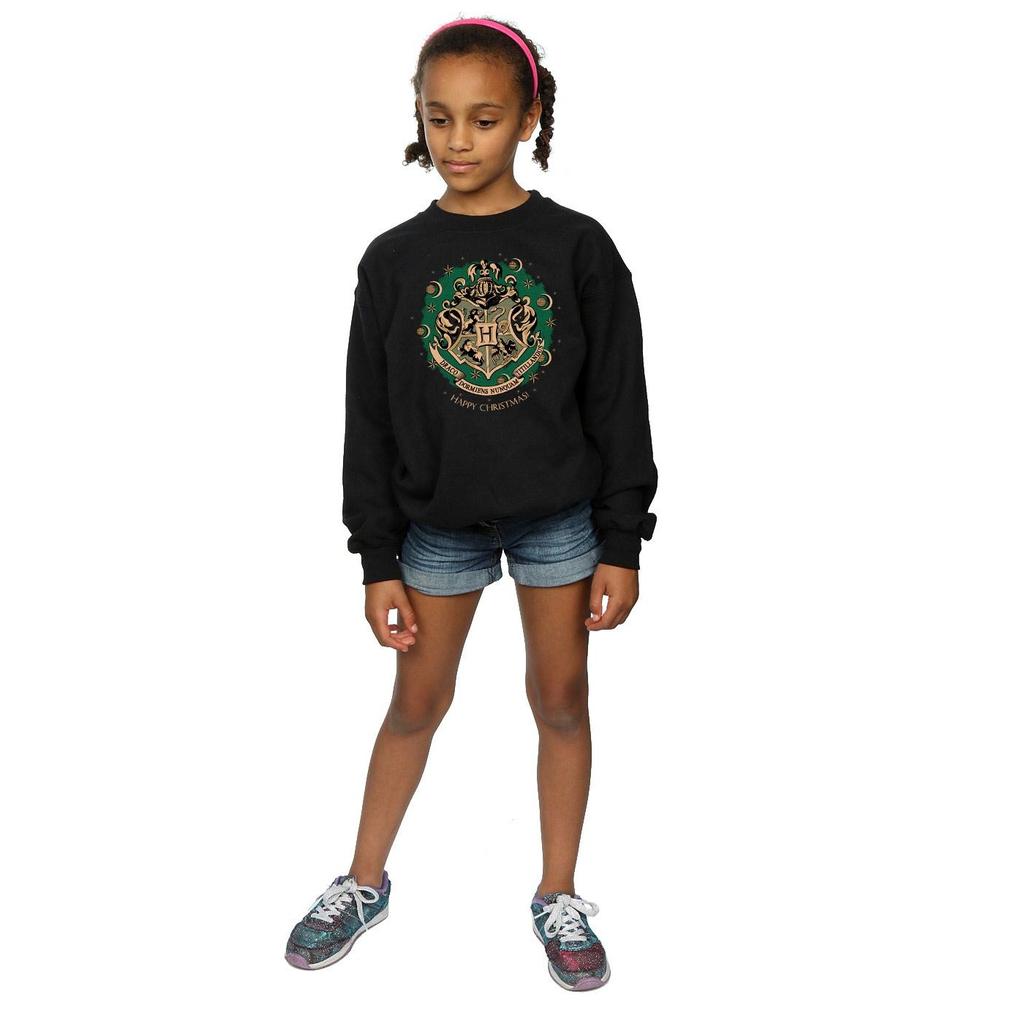 HARRY POTTER Girls Christmas Wreath Sweatshirt