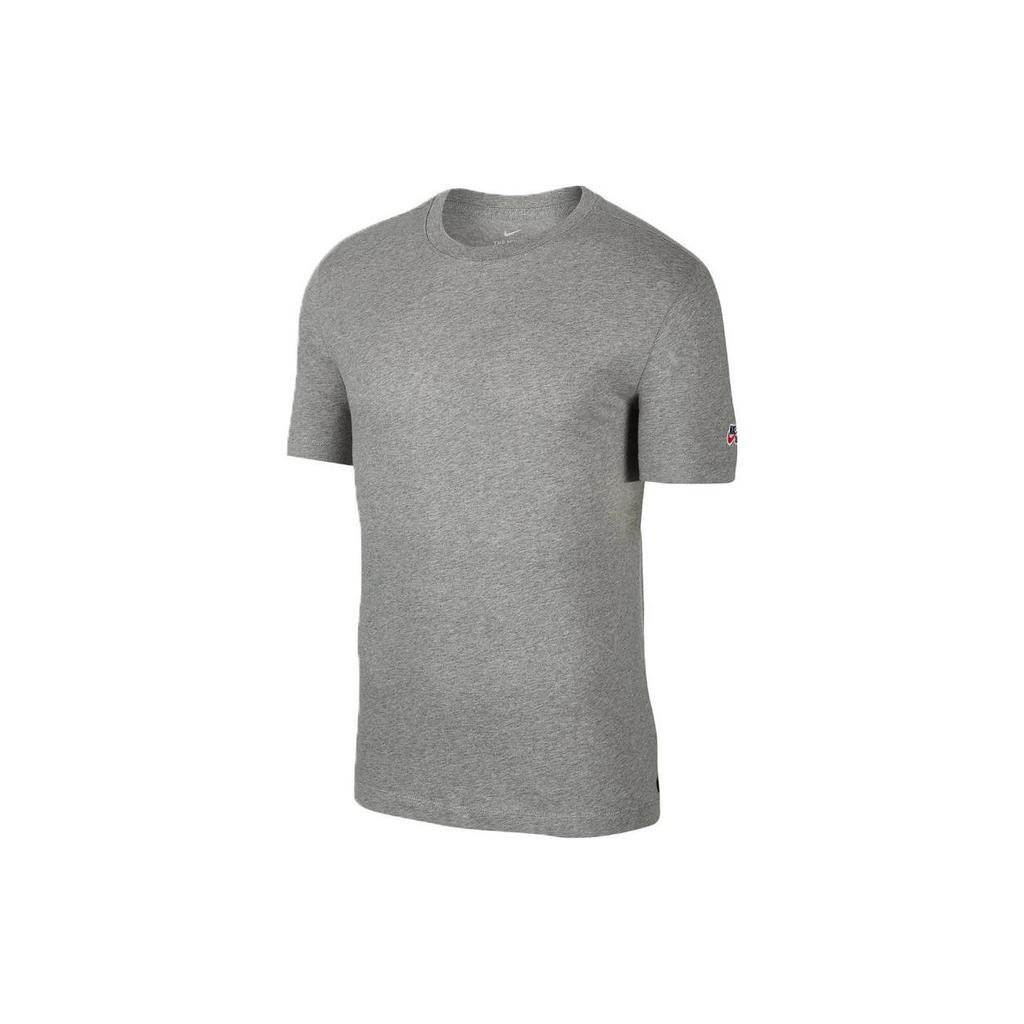 Nike T Shirts Men's Gray Crew Neck Moderate AR4024-063