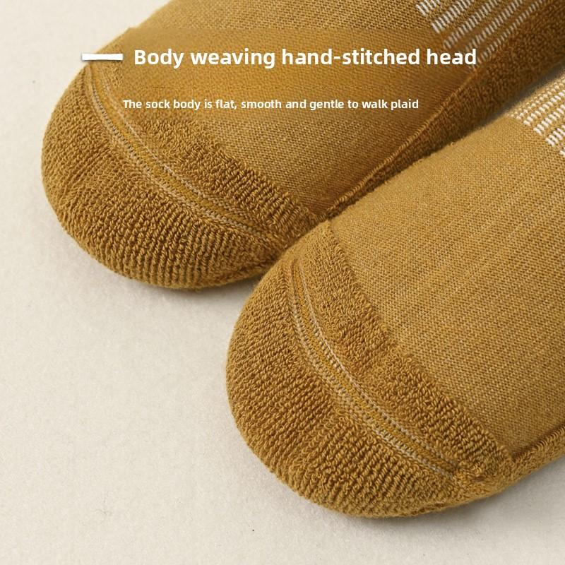 5 Pairs of Women's Autumn and Winter Thick Hair Ring Sweat Absorbent Sports Ear Lifting Ankle Socks