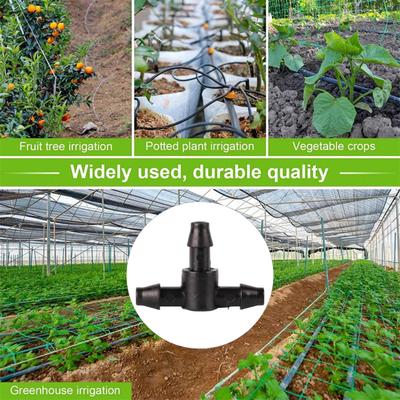 50 Barbed Coupling Hose Connectors Drip Pcs T Connectors for 45754