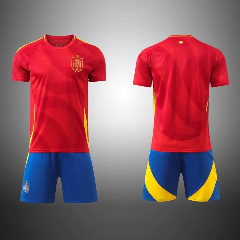 2024 Spain Football Jerseys Red 18