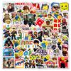 Roblox 60pcs Classic Sticker Surrounding Toys Doodle Stickers Cartoon Decorative Notebook Skateboard Decals Gift For Children