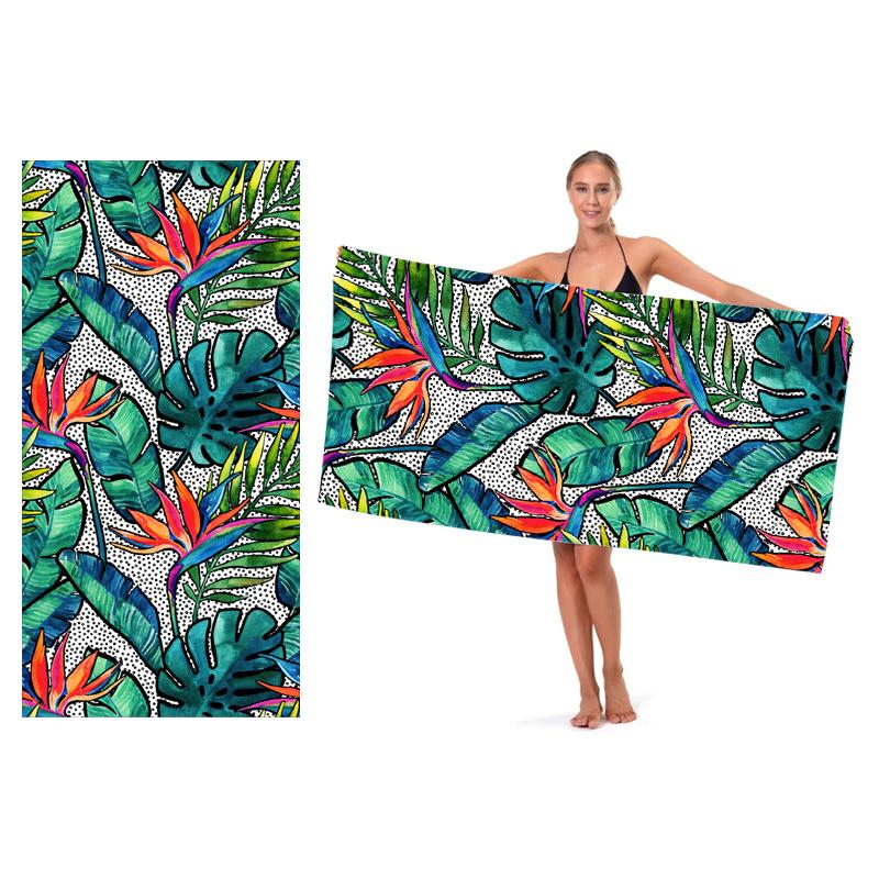 Printed beach towel, printed swimming towel, beach seat towel, bath towel