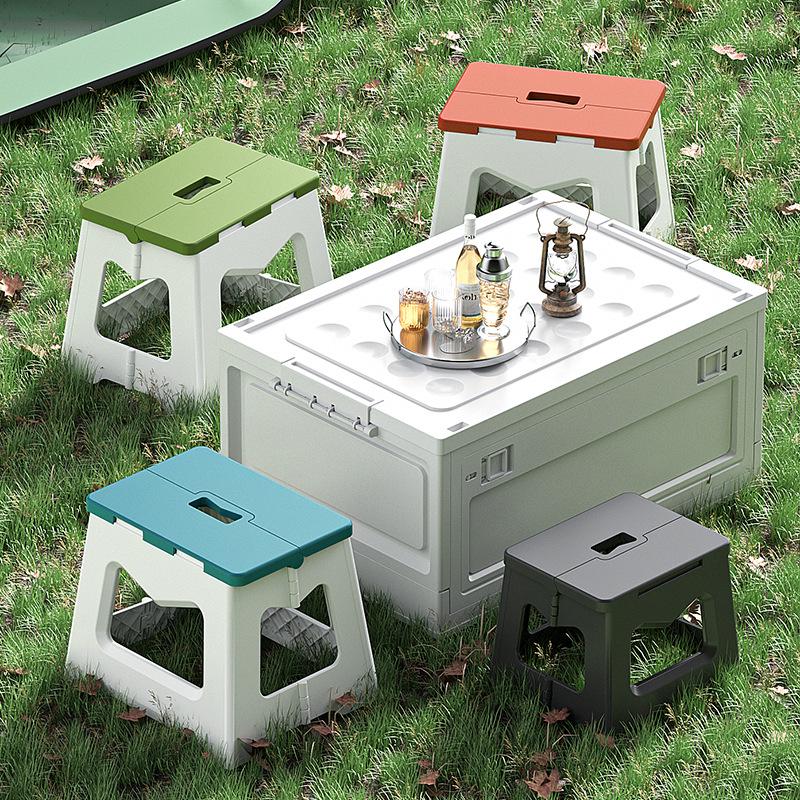 Portable Folding Plastic Stool for Outdoor, Home, Kids, Fishing, Camping, and Street Stalls