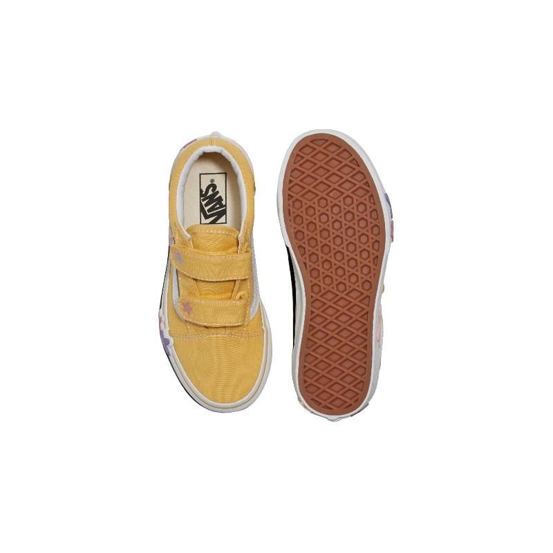 Vans Durable Non-Slip Low-Top Kids Skate Shoes Kids Sneaker Yellow VN000CPXYLW