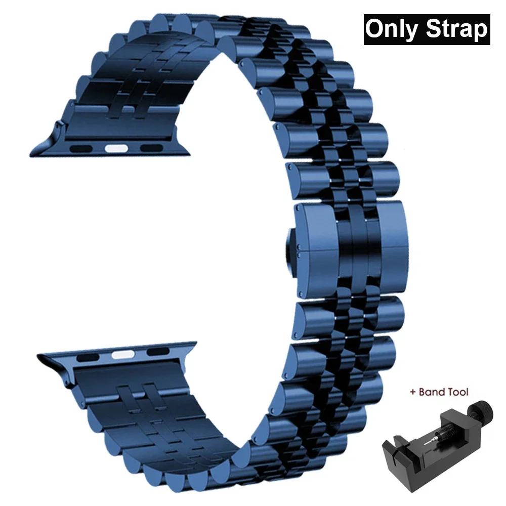 TPU Protector Case+Metal Strap For Apple Watch Ultra Band 49mm 45mm 44mm 41mm 40/38 Stainless steel Bracelet series 3 5 6 se 7 8