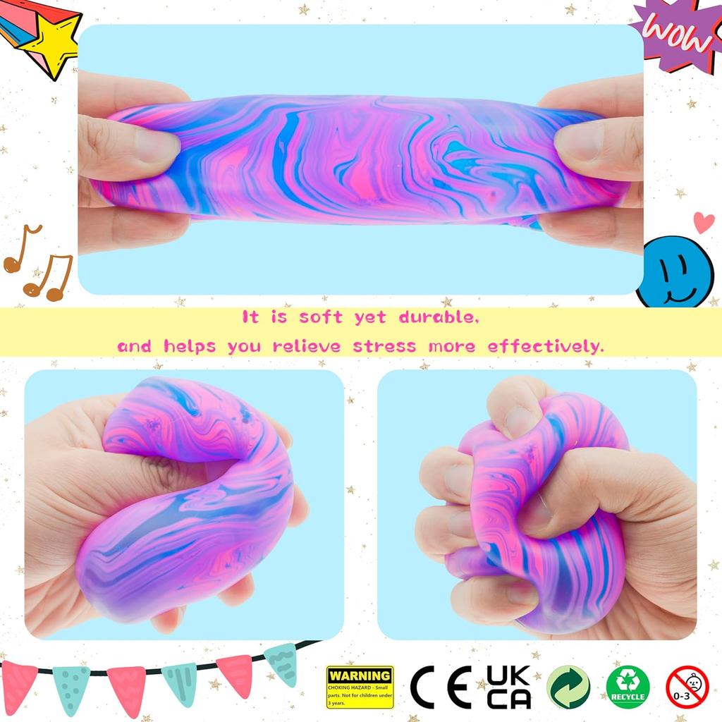 /5.5Cm Soft And Glutinous Sensory Stress-Relief Toy Needoh Cube Filled With Gel Stretchable Ball Soft Ice Cube Ball Slow Rebound