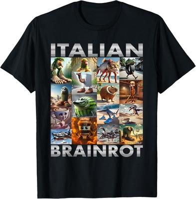 Brainrot Meme Italian Brain Rot Italian Brainrot T-Shirt