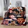 Pedro Pascal Pattern Throw Blanket Light Weight Blanket for Living Room Bedroom Kidsroom Warm Blanket Christmas Gift