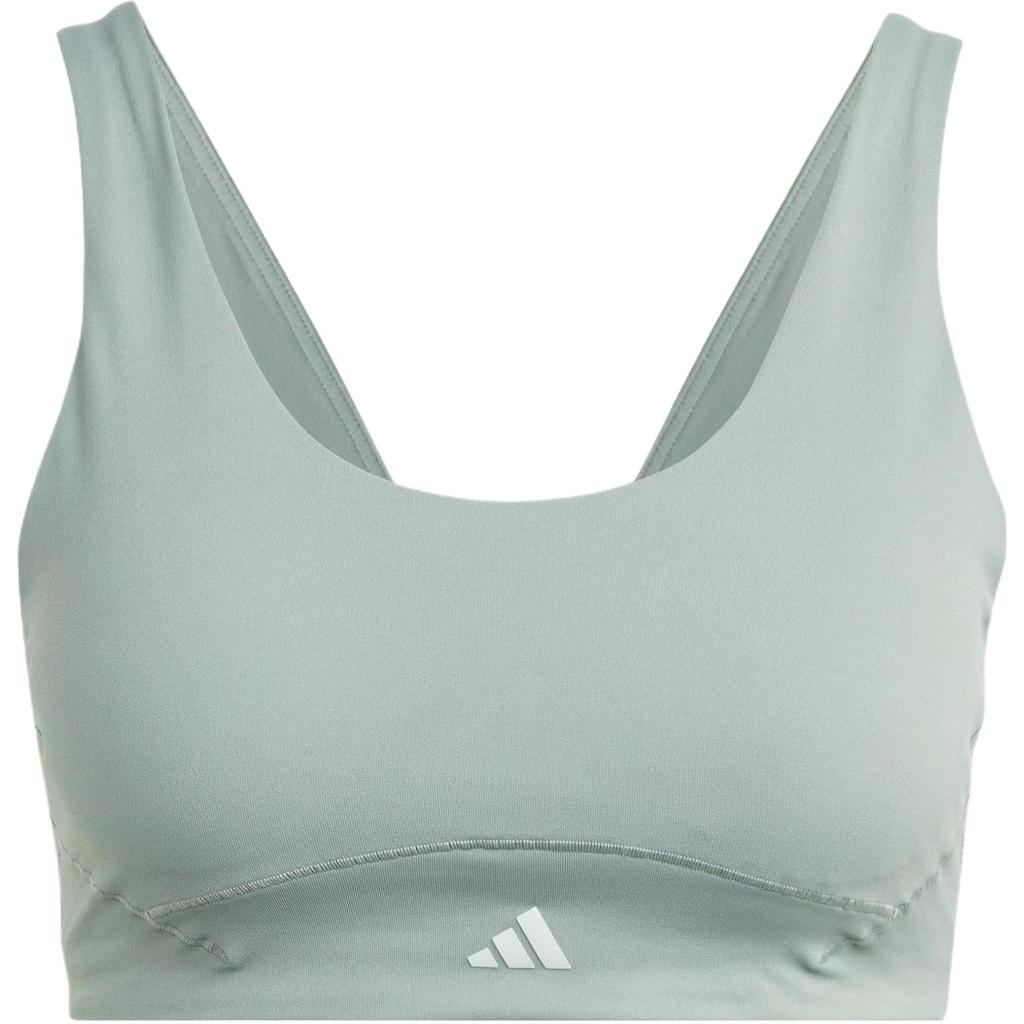 Adidas Solid Color Logo Wide Strap Comfortable Fashion Sports Bra Women underwear HR3034