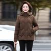 Women’s Short Hooded Windproof Thicken Warm Winter Jacket Gift for Mom