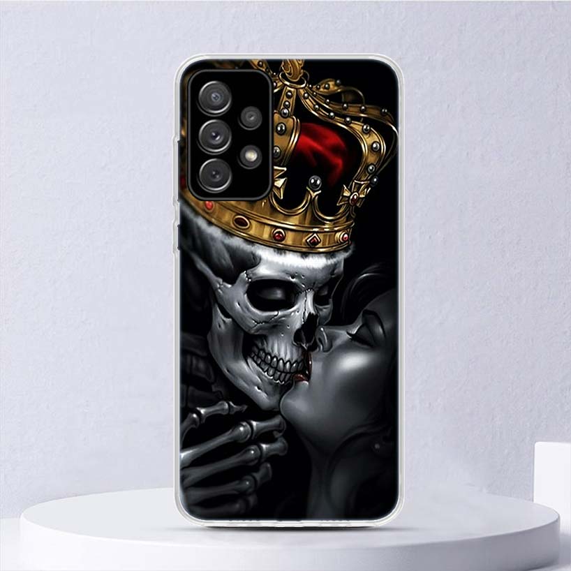 

Мягкий чехол Grim Reaper с черепом и скелетом для Samsung Galaxy A52 A53 A32 A22 A12 5G, чехол для телефона A33 A23 A13 A72 A73 A02S A03S A42 Coq Samsung A91