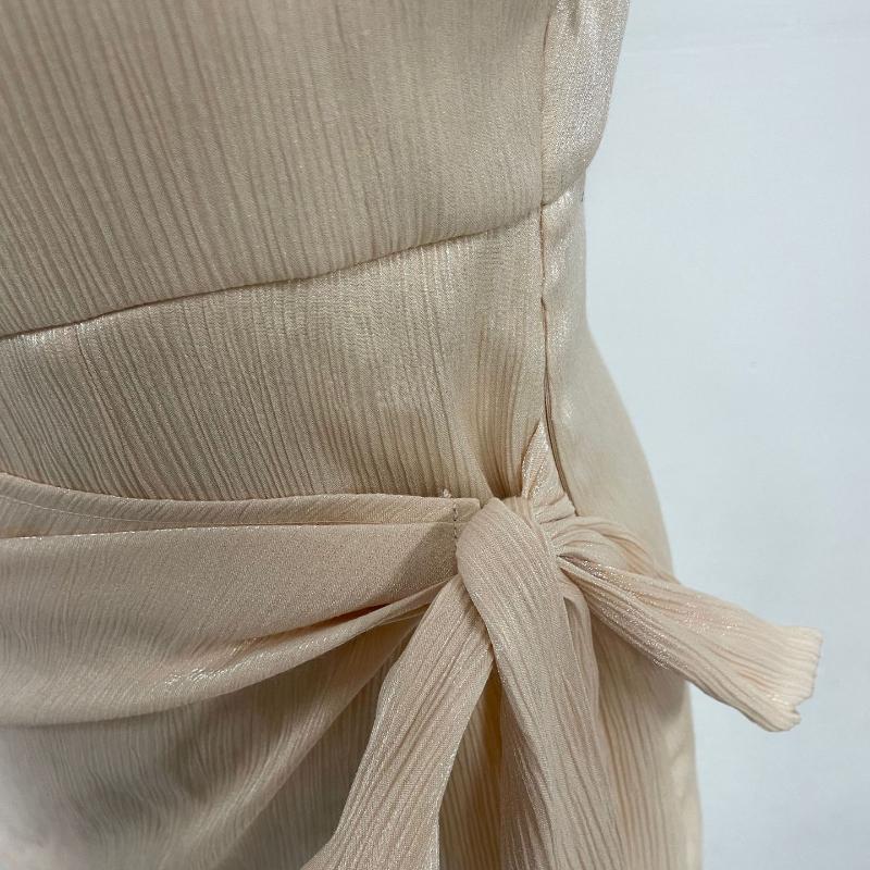 GMXIA Women's Summer Temperament Sexy Slant Shoulder Slim Dresses