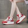 9973 leather high-top shoes children's new versatile spring and autumn platform sports and leisure shoes