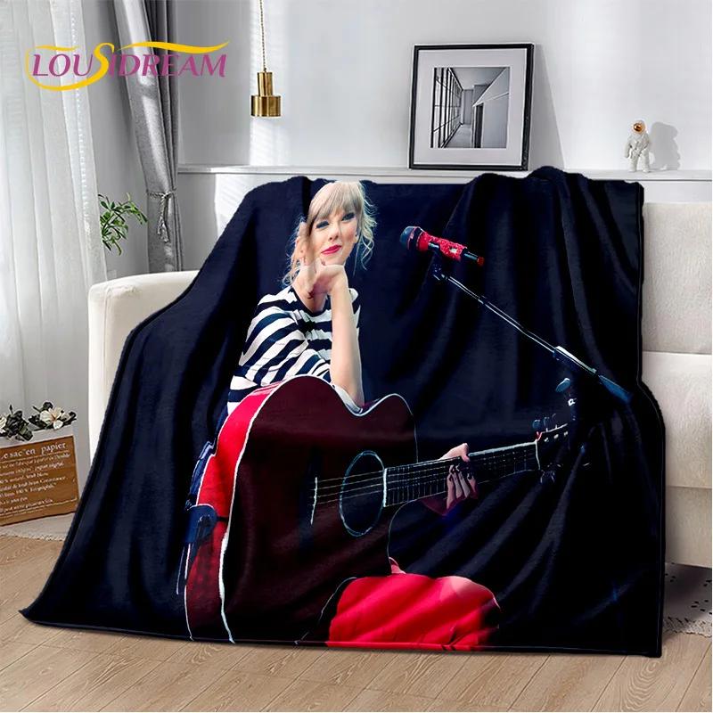 3D Taylor-r Singer T-Swizzle Decke, Weiche Überwurfdecke für Zuhause Schlafzimmer Bett Sofa Picknick Reise Büro Abdeckung Kindergeschenk Geschenk