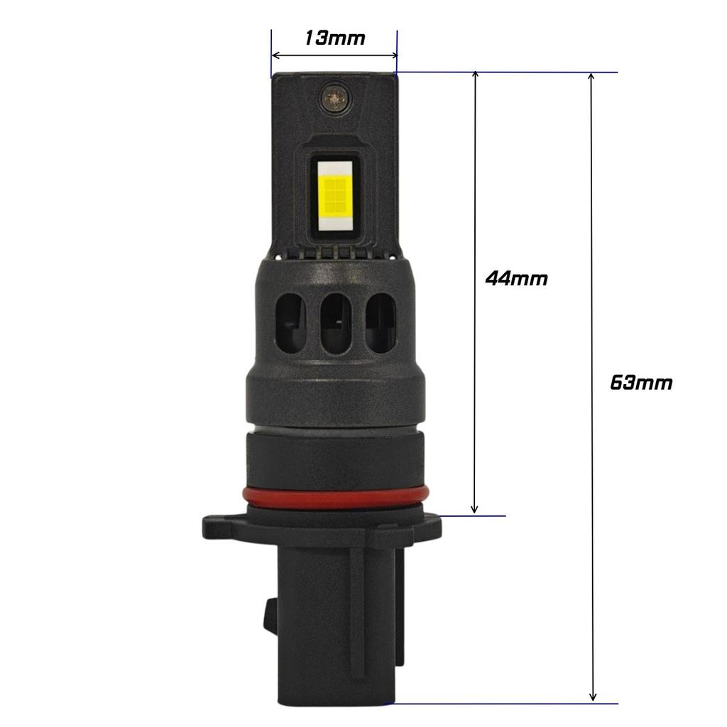 2 Pcs P13W LED Bulb 12-24V 3000lm CANBUS White Powerful Off-Road