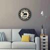 Vintage Corgi Security Sign Metal Tin Wall Decor 20x20cm Outdoor Home Office