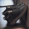 New autumn sub-fleece warm high-top board shoes casual leather shoes Martin boots trendy shoes