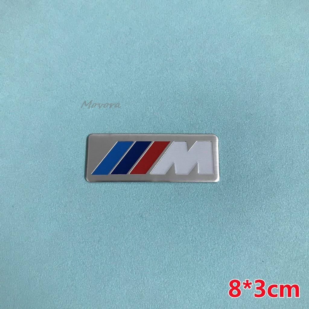 VYOJ1 New 3D Aluminum Car Styling Stickers Body Trunk Decoration For BMW M Power Performance E90 E91 E92 E93 X1 X3 X5 X6 M3 M5 F18 E63